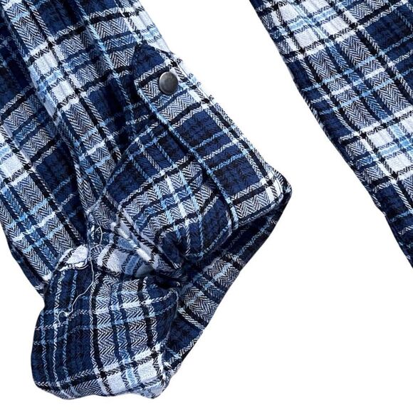 Kut From the Kloth Boylen Snap Front Plaid Shirt - Picture 8 of 14